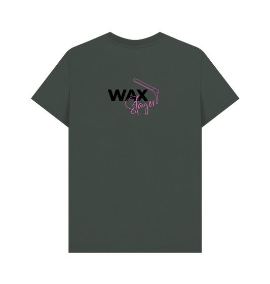 Dark Grey BACK DESIGN - WAX SLAYER pink