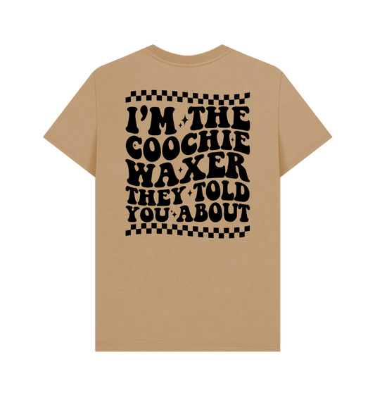 Sand BACK DESIGN - I'M THE COOCHIE WAXER