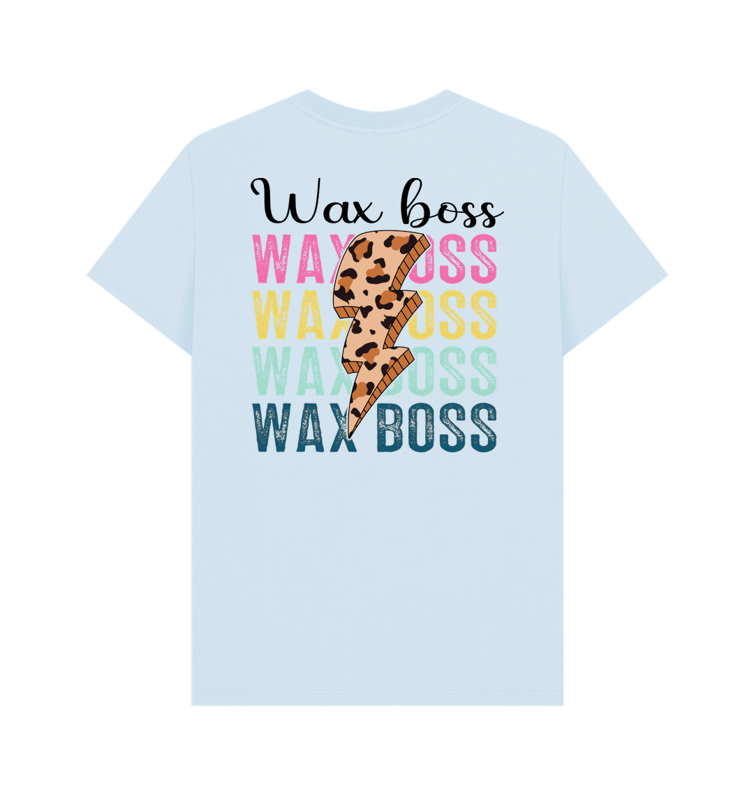 Sky Blue BACK DESIGN - WAX BOSS CHEETAH LIGHTNING