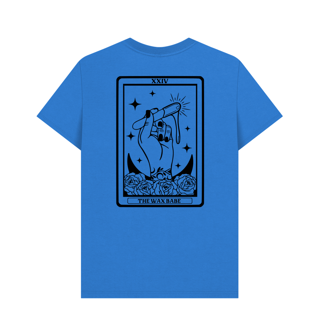 Bright Blue BACK DESIGN - THE WAX BABE TAROT